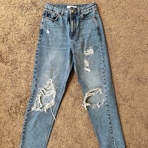 Topshop mom jeans